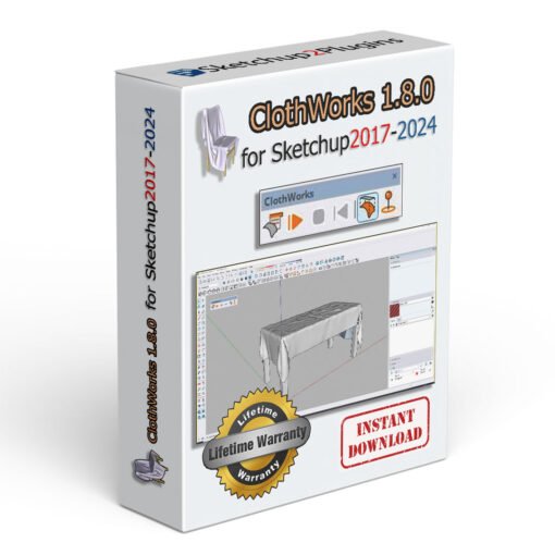 ClothWorks 1.8.0_for Sketchup2017-2024