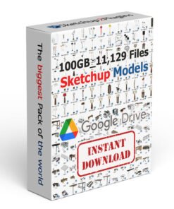 (100GB)_11,129_Sketchup Models Library
