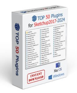 TOP 50+ Plugins for Sketchup2017-2024