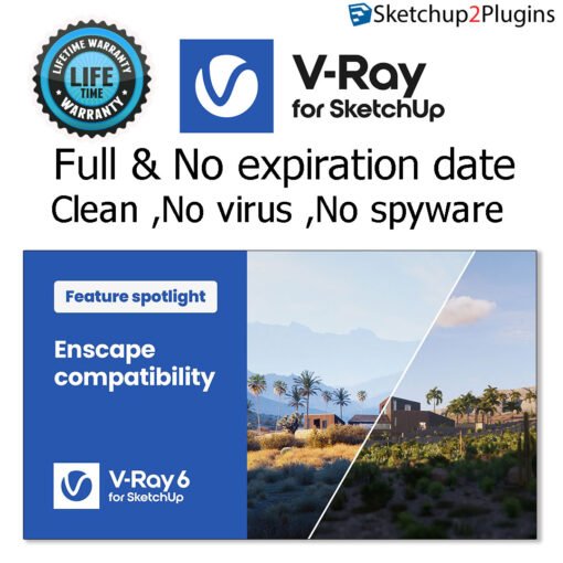 V-Ray 6.20.03 for SketchUp 2019-2024