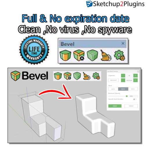 Bevel 1.0.2_for Sketchup2017-2024