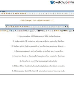 Click Kitchen 2 LT + Pro_for Sketchup2017-2024