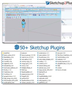TOP 50+ Plugins for Sketchup2017-2024