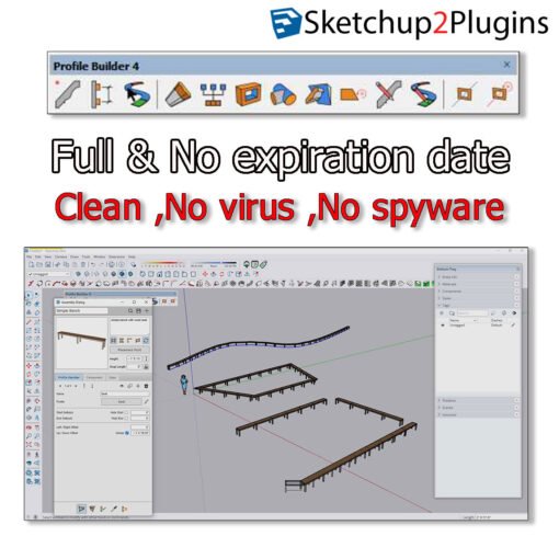 Profile Builder 4.0.2 for Sketchup2017-2024