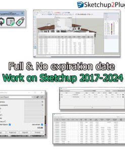 Quantifier Pro v1.2.4_for Sketchup2017-2024
