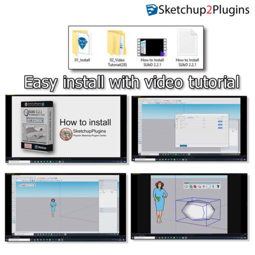 SUbD 2.2.1_for Sketchup2017-2024