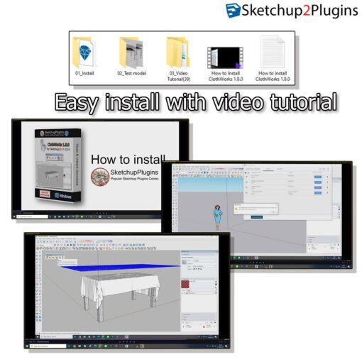 ClothWorks 1.8.0_for Sketchup2017-2024