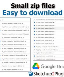 (100GB)_11,129_Sketchup Models Library
