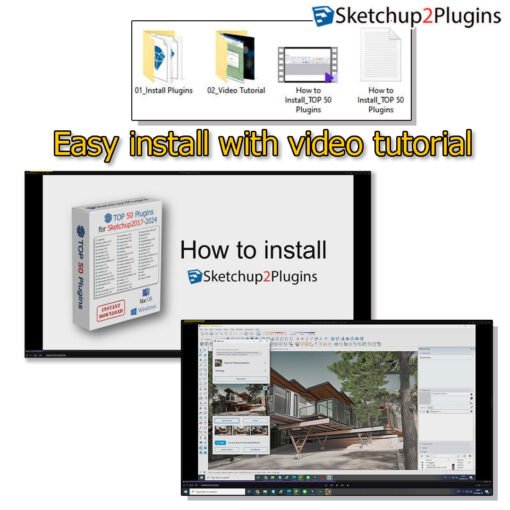 TOP 50+ Plugins for Sketchup2017-2024