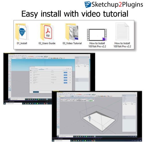 1001bit pro v2.2_for Sketchup2017-2024