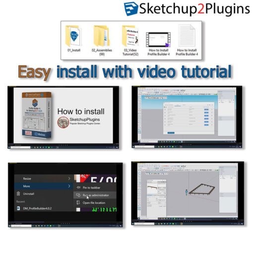 Profile Builder 4.0.2 for Sketchup2017-2024