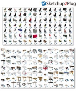 (100GB)_11,129_Sketchup Models Library