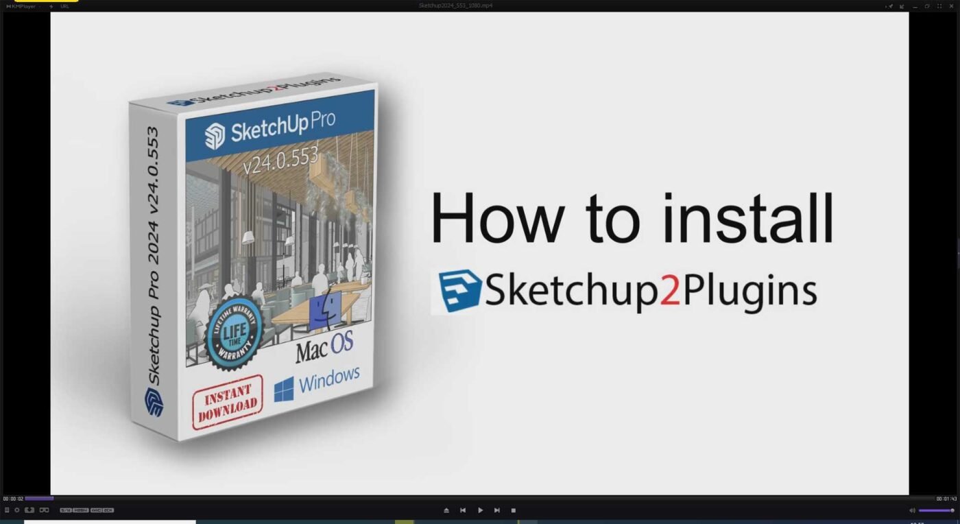 How to Install Sketchup 2024 v24.0.553_win