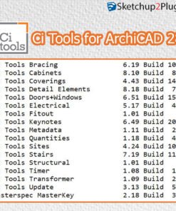 Alternative view of Ci Tools for ArchiCAD 28 win English