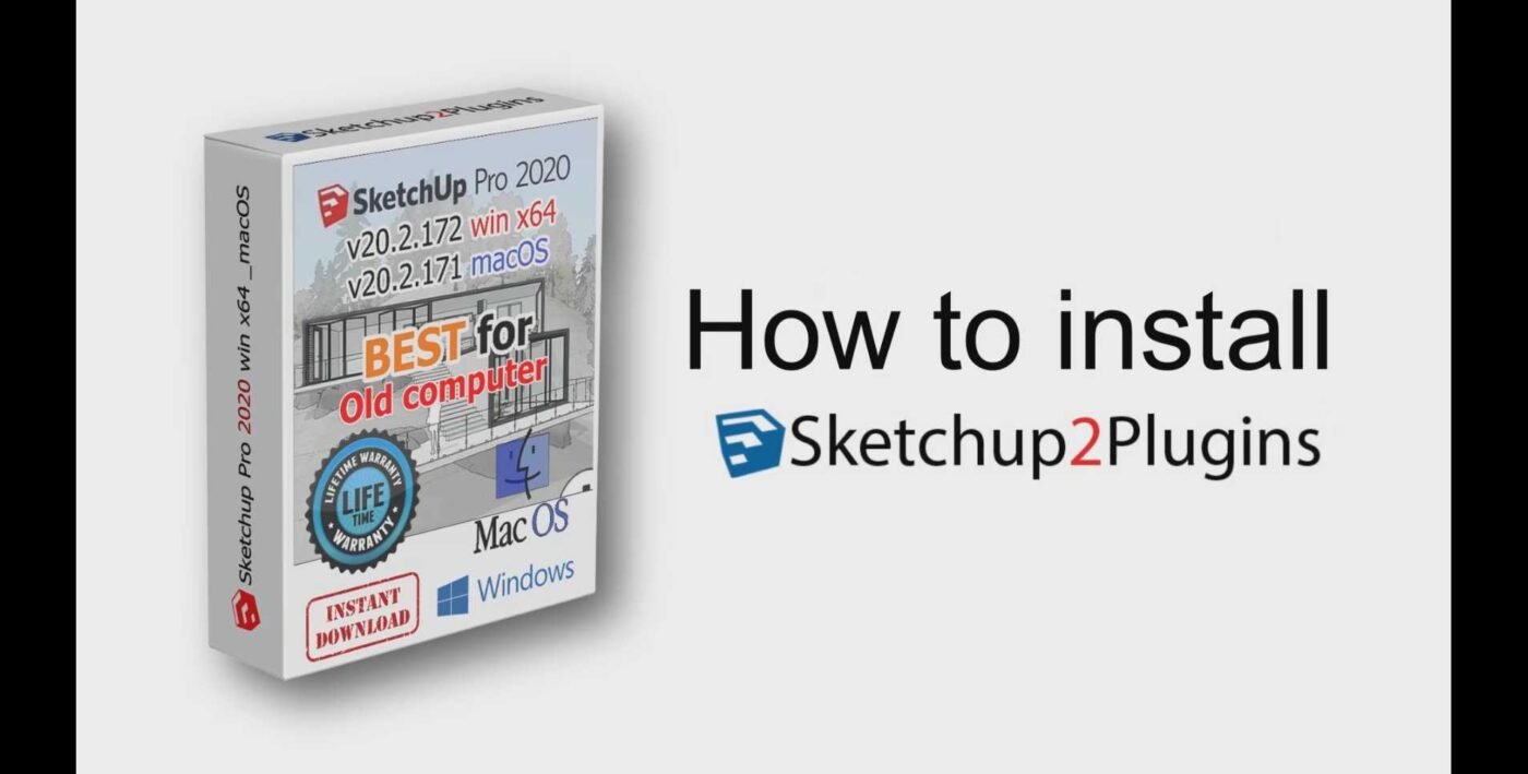 How to Install Sketchup 2020 win x64