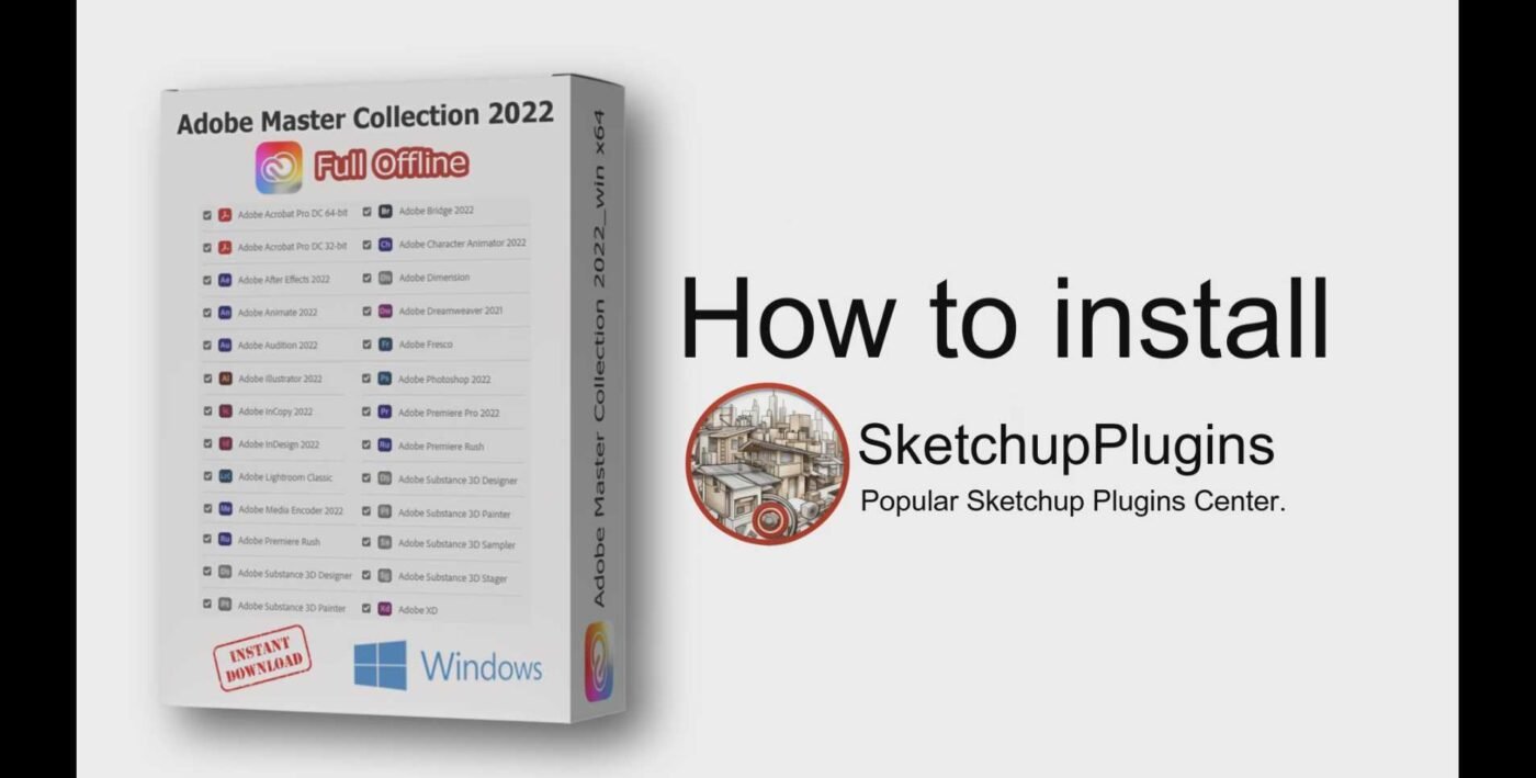 How to install Adobe Master Collection 2022 win x64